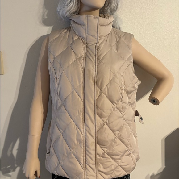 Kenneth Cole Reaction Quilted Tan Vest - Picture 5 of 7